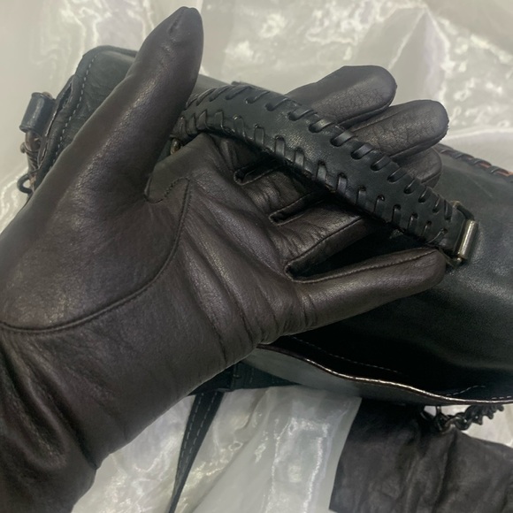 Vintage 90’ Real Leather Winter Gloves - Picture 6 of 13